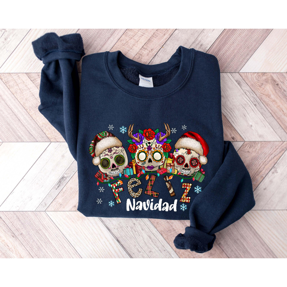 Feliz Navidad Shirt, Spanish Merry Christmas Shirt, Christmas lights Shirt, Christmas Family Matching, Cute family shirt, Christmas 2023 - 1.jpg