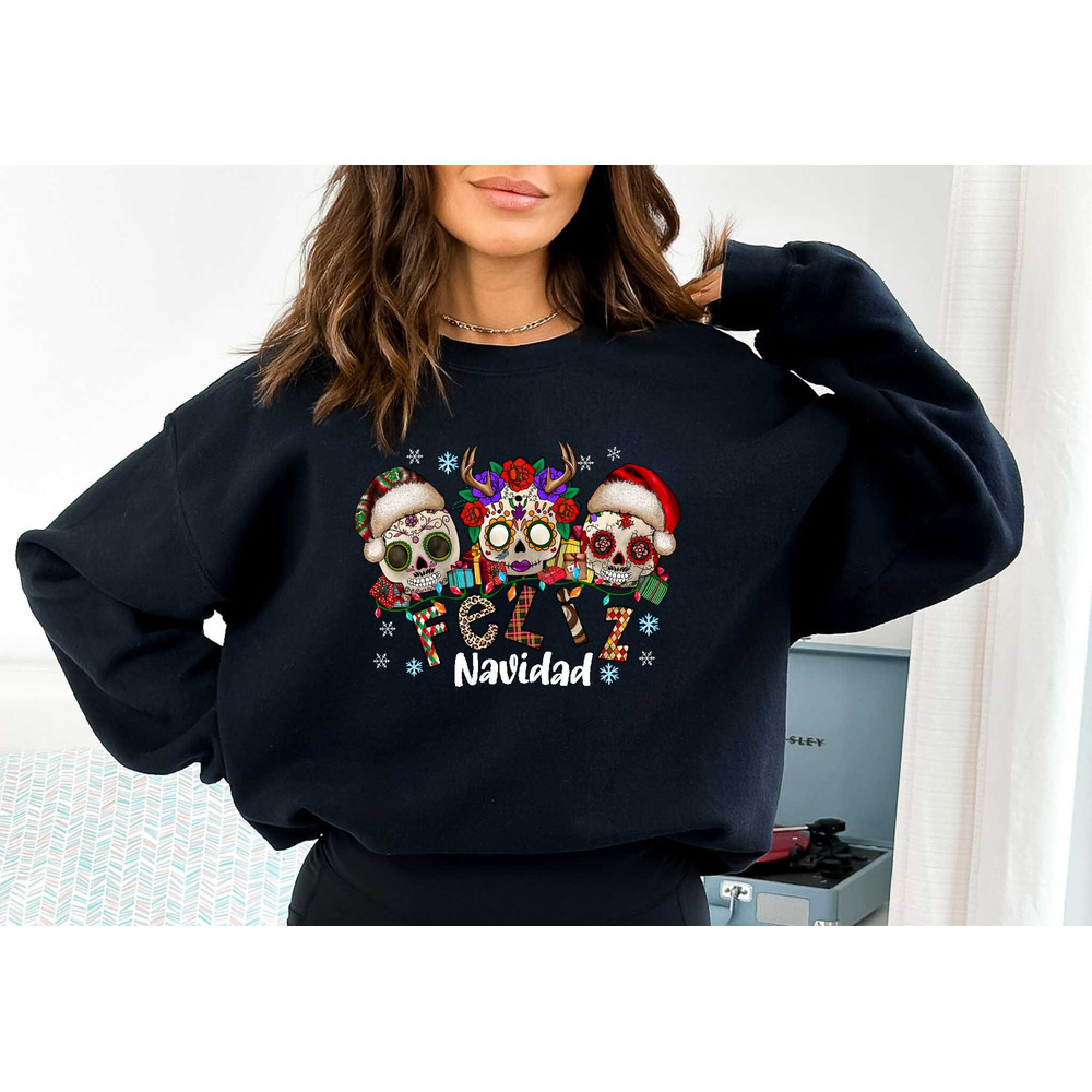 Feliz Navidad Shirt, Spanish Merry Christmas Shirt, Christmas lights Shirt, Christmas Family Matching, Cute family shirt, Christmas 2023 - 4.jpg