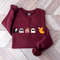 Funny Halloween Sweatshirt, Skeleton Sweatshirt, Skeleton crewneck, Halloween Crewneck, Pumpkin Sweatshirt, Fall Sweatshirt, Gift For Her - 2.jpg