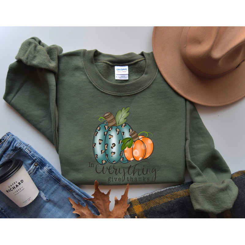 Give Thanks Sweatshirt, Thanks giving Tee, Thanks Giving, Thanks Giving Sweatshirt, Fall Hoodie, Thanksgiving Gift, Gift for Thanksgiving - 4.jpg