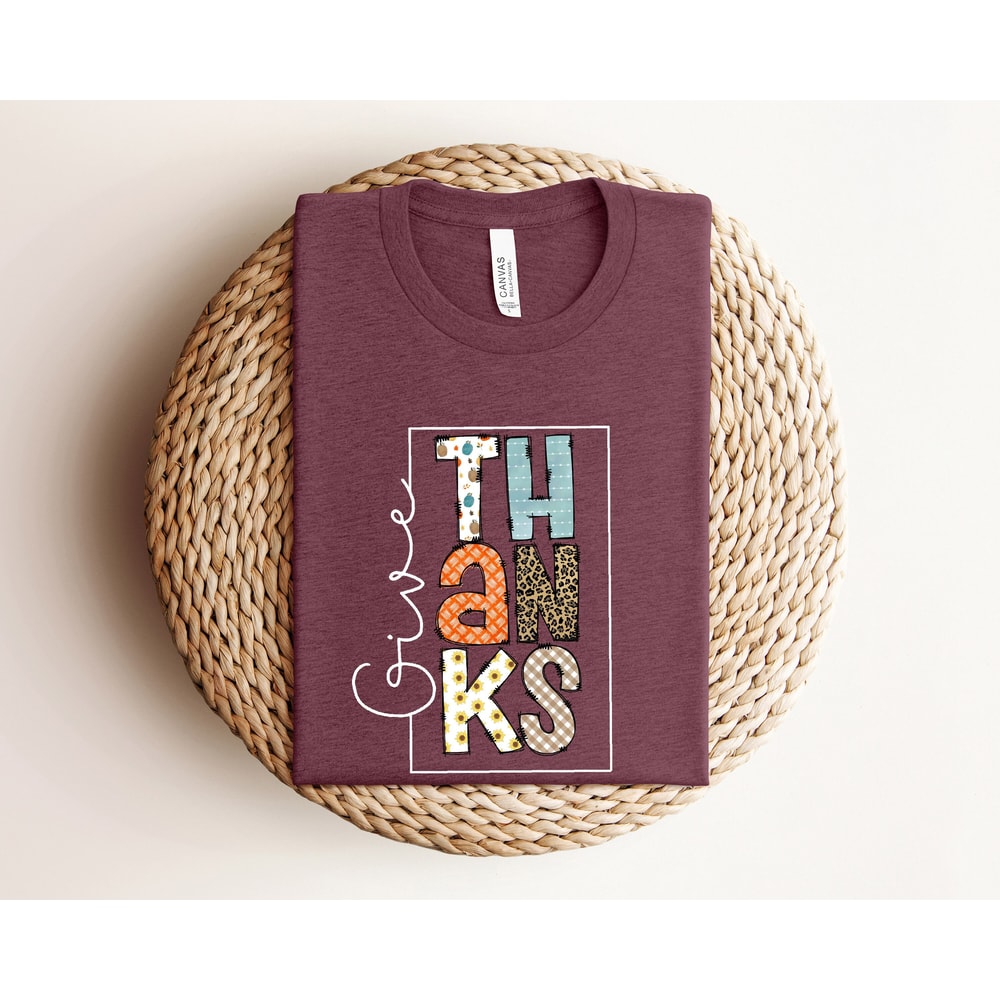 Give Thanks Sweatshirt, Thanks giving Tee, Thanks Giving, Thanks Giving Sweatshirt, Fall Hoodie, Thanksgiving Gift, Gift for Thanksgiving - 1.jpg