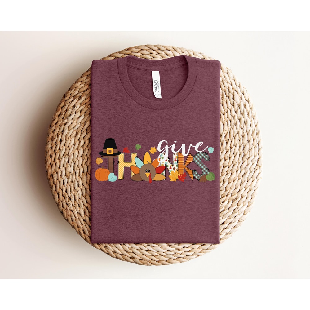 Give Thanks Sweatshirt, Thanks giving Tee, Thanks Giving, Thanks Giving Sweatshirt, Fall Hoodie, Thanksgiving Gift, Gift for Thanksgiving - 2.jpg