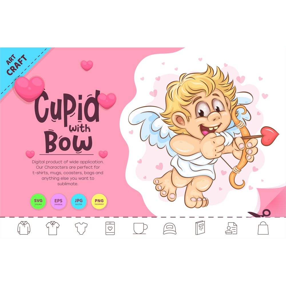 Cartoon Cupid with Bow_preview_1.jpg