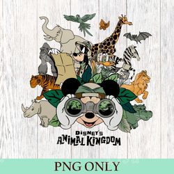retro disney animal kingdom png, animal kingdom png 300dpi, mickey safari png, disney safari trip png, mickey safari png