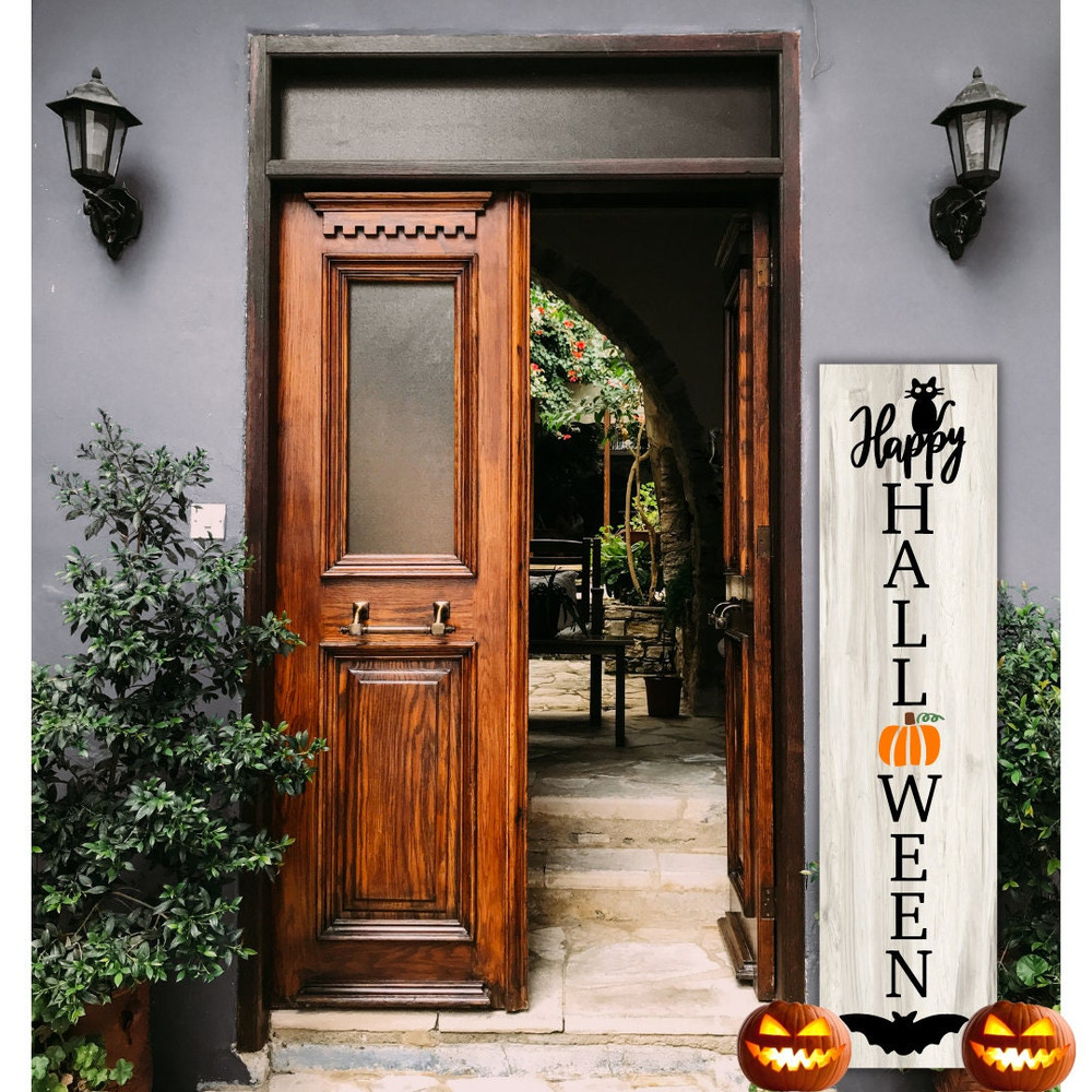 Fall Porch Sign SVG Bundle, Halloween Porch Sign, Autumn Porch Signs, Welcome Signs SVG Bundle, Cut Files for Cricut, Silhouette - 8.jpg