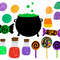 Halloween Clipart Set, Halloween PNG, Cute Halloween Clipart Set, Witch PNG, Vampire PNG, Halloween Decorations, Stickers, Sublimation Files - 3.jpg