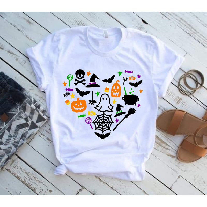 Halloween Heart Colored SVG, Halloween SVG, Halloween Shirt svg, Ghost Svg, Pumpkin Svg, Scary Vibes, Halloween Vibes, Cut Files for Cricut - 3.jpg