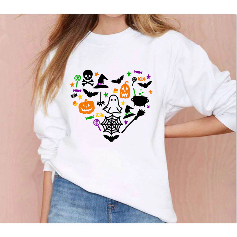 Halloween Heart Colored SVG, Halloween SVG, Halloween Shirt svg, Ghost Svg, Pumpkin Svg, Scary Vibes, Halloween Vibes, Cut Files for Cricut - 4.jpg