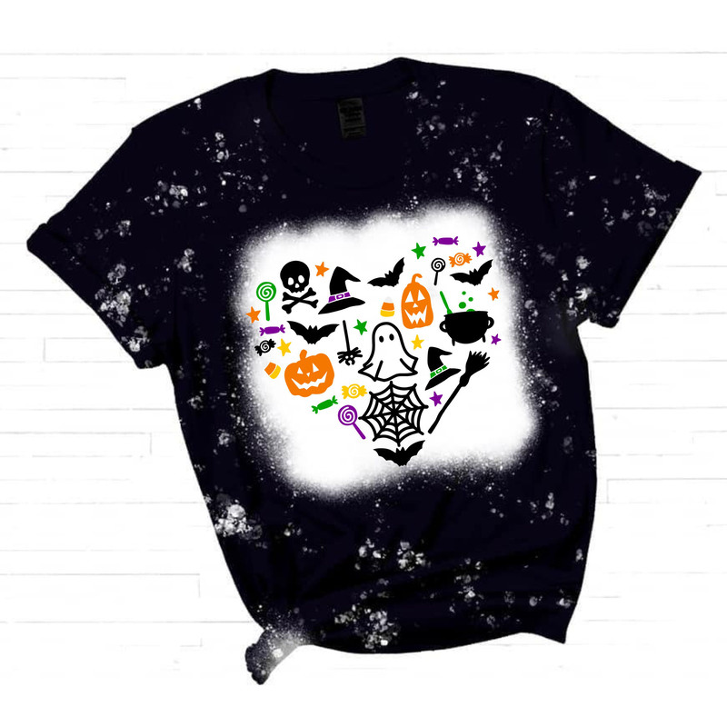 Halloween Heart Colored SVG, Halloween SVG, Halloween Shirt svg, Ghost Svg, Pumpkin Svg, Scary Vibes, Halloween Vibes, Cut Files for Cricut - 5.jpg