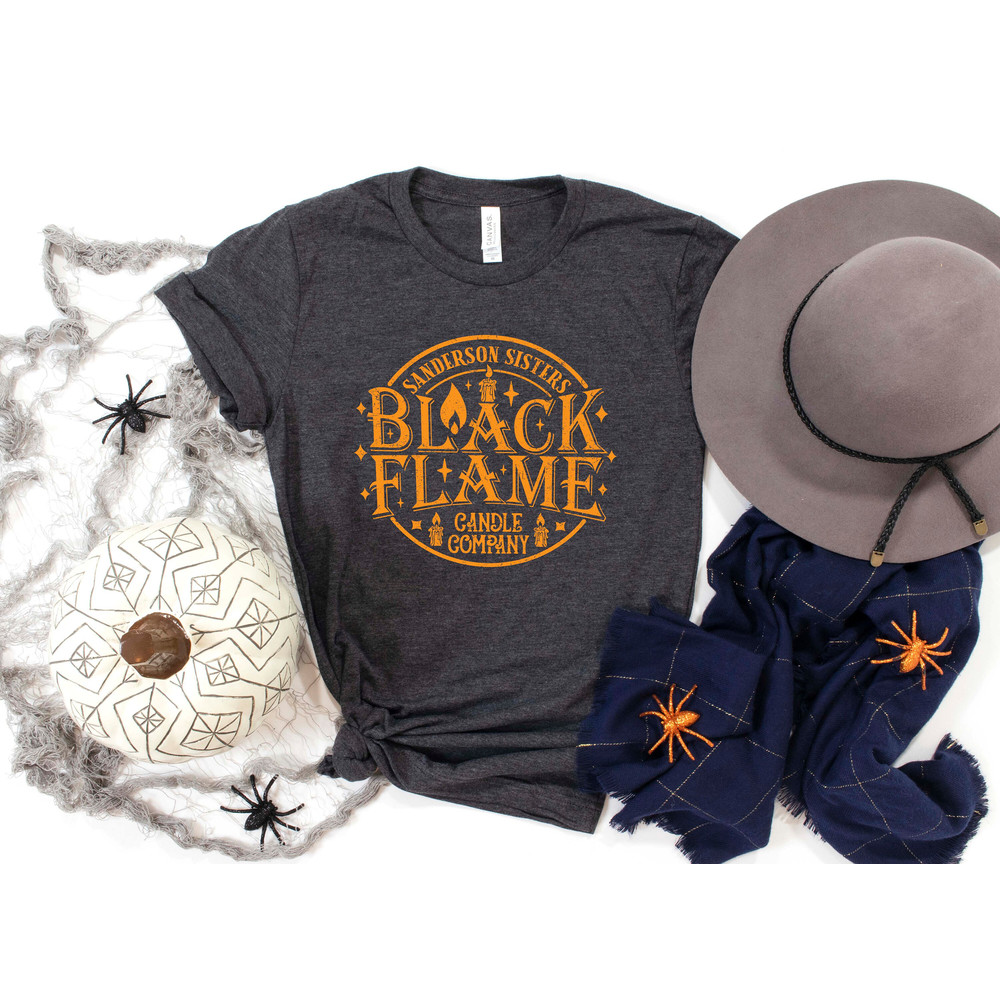 Black Flame Candle Co Shirt, The Sanderson Sisters Shirt, Halloween Shirt, Black Flame Shirt, Woman Tee For Halloween, Halloween Sweatshirt - 3.jpg