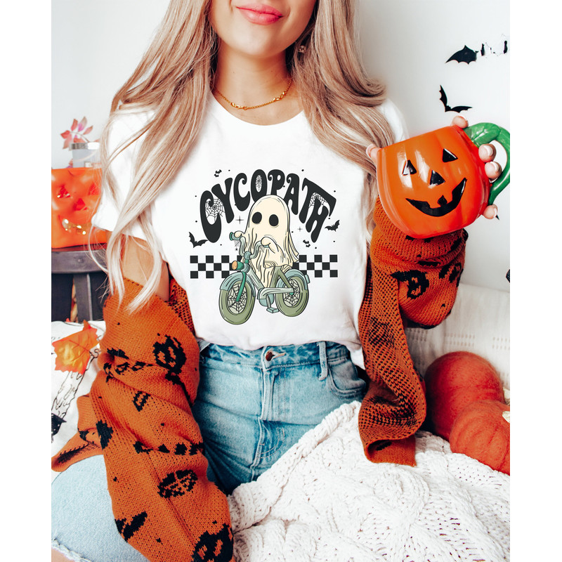 Cycopath Shirt, Halloween Ghost Shirt, Trick Or Treat Shirt, Funny Halloween Shirt, Spooky Shirt, Happy Halloween Tee, Halloween Sweatshirt - 3.jpg