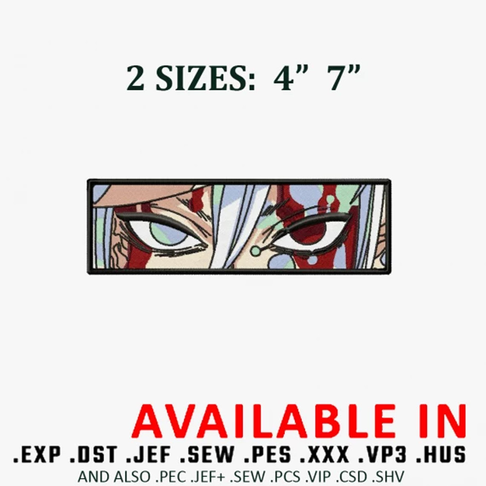 Tengen Uzi Eyes Embroidery design