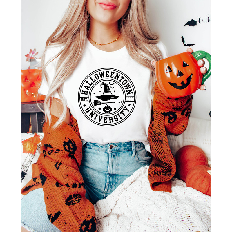 Halloweentown University Shirt, Halloween Shirt, Halloweentown Shirt, Woman Tee For Halloween, Halloween Sweatshirt, Halloween Pumpkin Shirt - 2.jpg