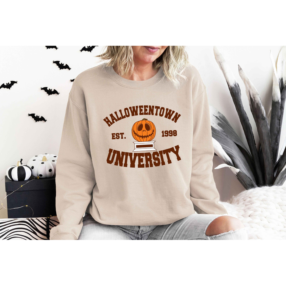 Halloweentown University Sweatshirt, Halloween Sweatshirt, Halloweentown Shirt, Woman Shirt For Halloween, Halloween Pumpkin Shirt - 1.jpg