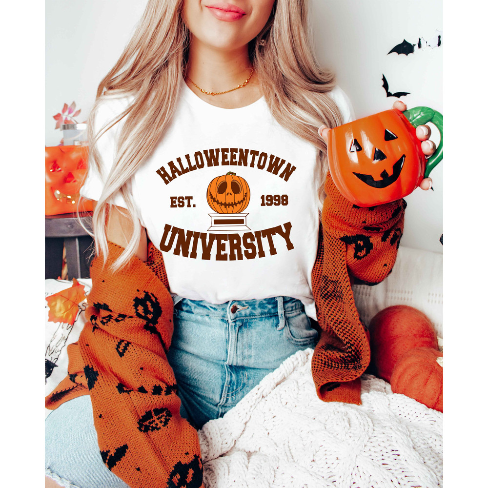 Halloweentown University Sweatshirt, Halloween Sweatshirt, Halloweentown Shirt, Woman Shirt For Halloween, Halloween Pumpkin Shirt - 2.jpg