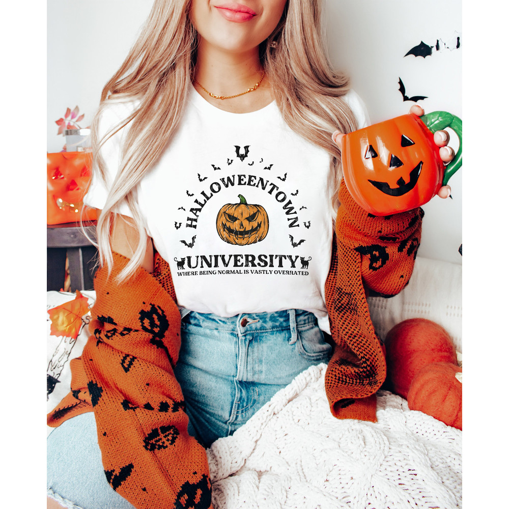 Halloweentown University Sweatshirt, Spooky Pumpkin Sweatshirt, Halloween Shirt, Spooky Shirt, Happy Halloween, Halloween Sweatshirt - 2.jpg
