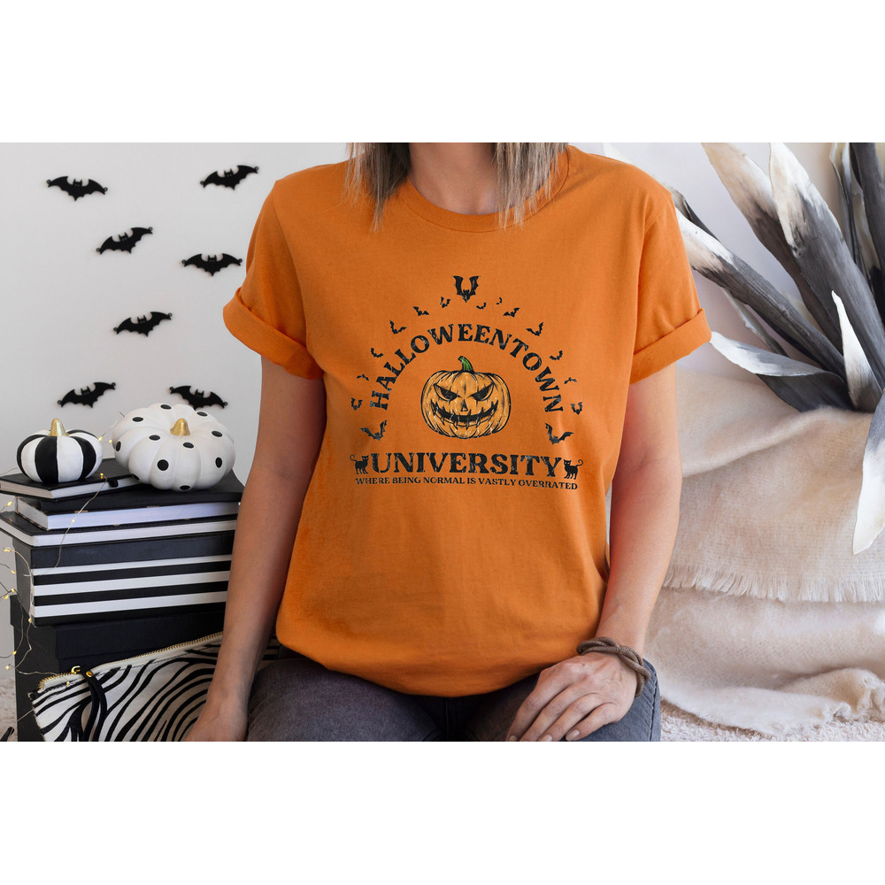 Halloweentown University Sweatshirt, Spooky Pumpkin Sweatshirt, Halloween Shirt, Spooky Shirt, Happy Halloween, Halloween Sweatshirt - 3.jpg