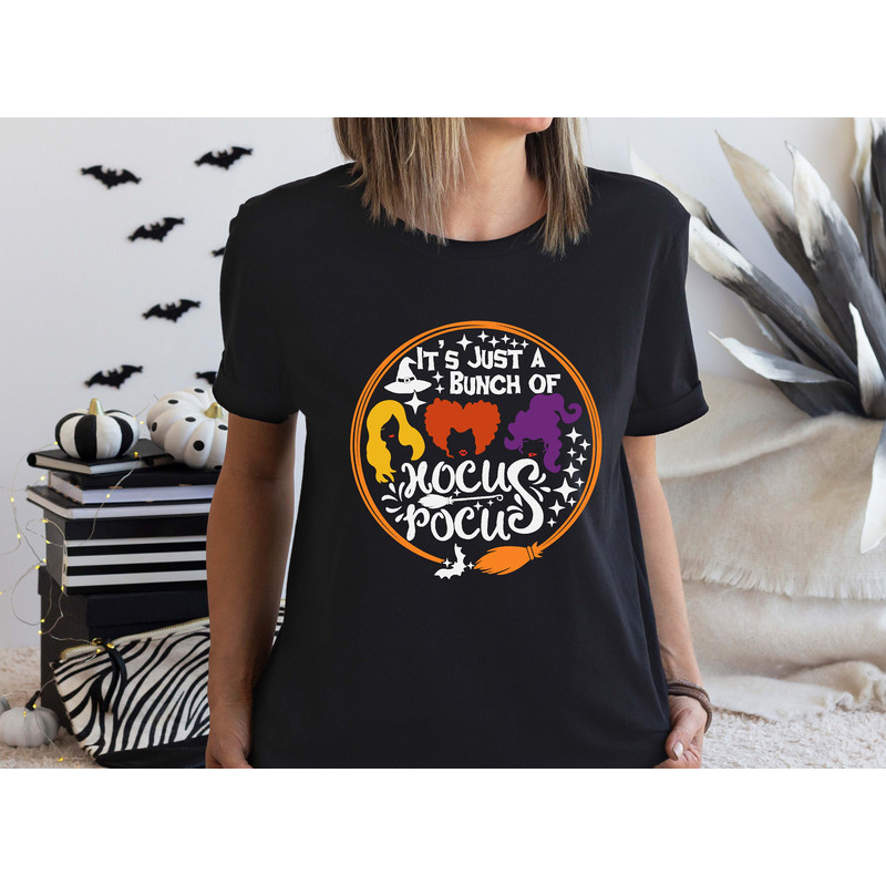 Hocus Pocus Shirt, It's All A Bunch Of Hocus Pocus Shirt, Sanderson Sisters Shirt, Woman Shirt For Halloween, Halloween Sweatshirt - 5.jpg