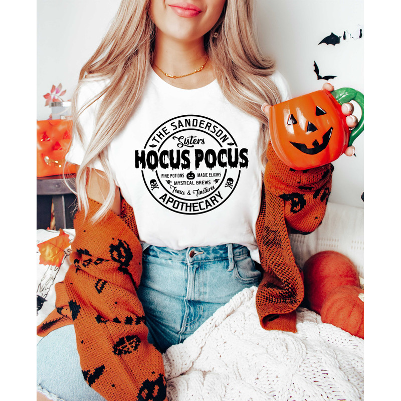Hocus Pocus Shirt, It's All A Bunch Of Hocus Pocus Shirt, The Sanderson Sisters Shirt, Woman Shirt For Halloween, Halloween Sweatshirt - 2.jpg