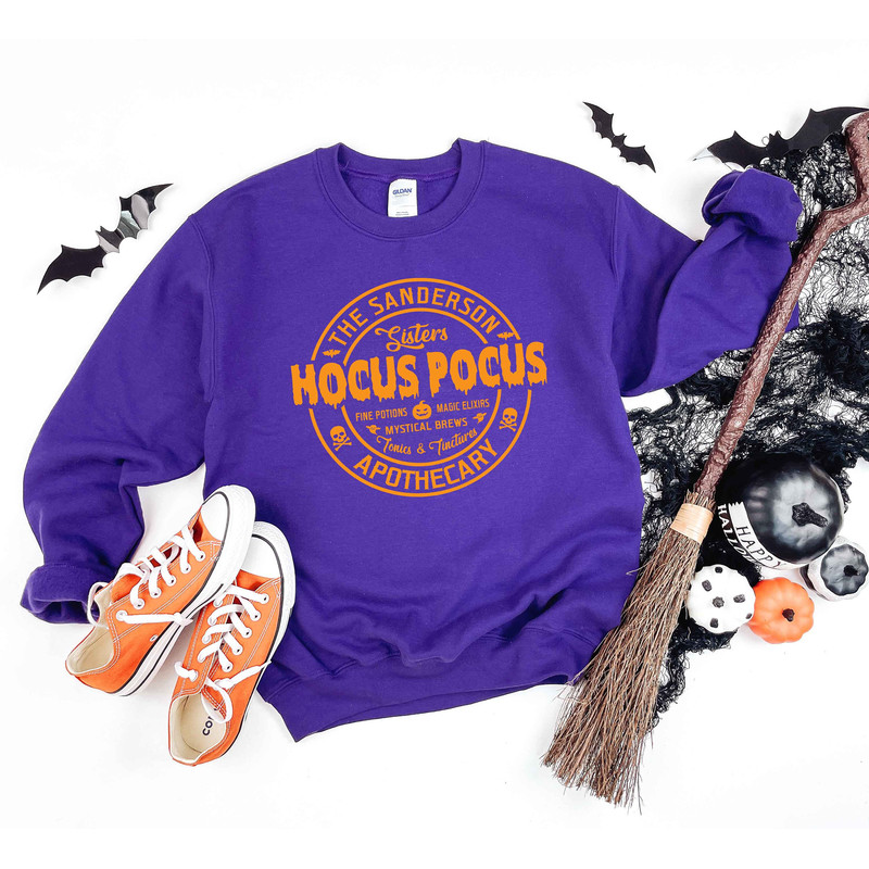 Hocus Pocus Shirt, It's All A Bunch Of Hocus Pocus Shirt, The Sanderson Sisters Shirt, Woman Shirt For Halloween, Halloween Sweatshirt - 4.jpg