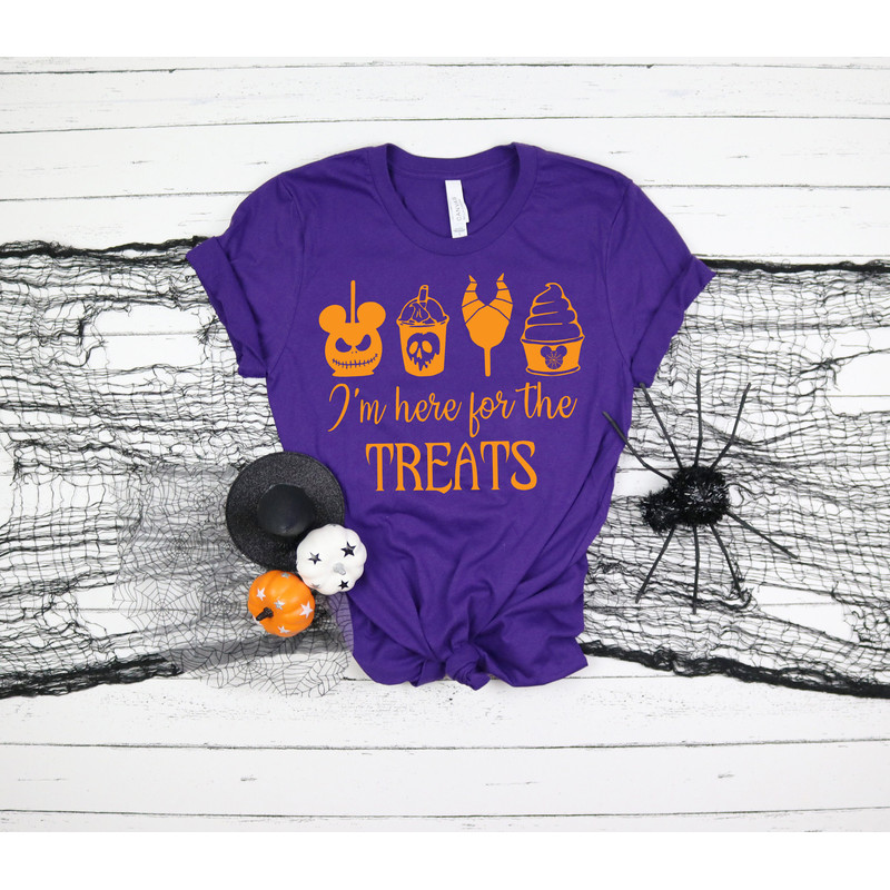 I'm Here For The Treats Halloween Shirts, Funny Halloween Shirts, Witch Shirt, Hocus Pocus Shirt, Basic Witch Shirt, Happy Halloween Shirt - 2.jpg