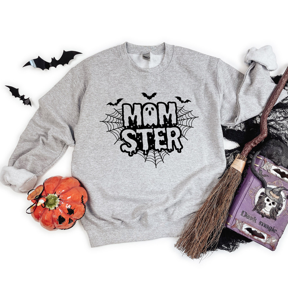 Momster Shirt, Halloween Mom Shirt, Cute Halloween Mom Tee, Trick Or Treat Shirt, Halloween Shirt, Happy Halloween Tee, Halloween Sweatshirt - 3.jpg