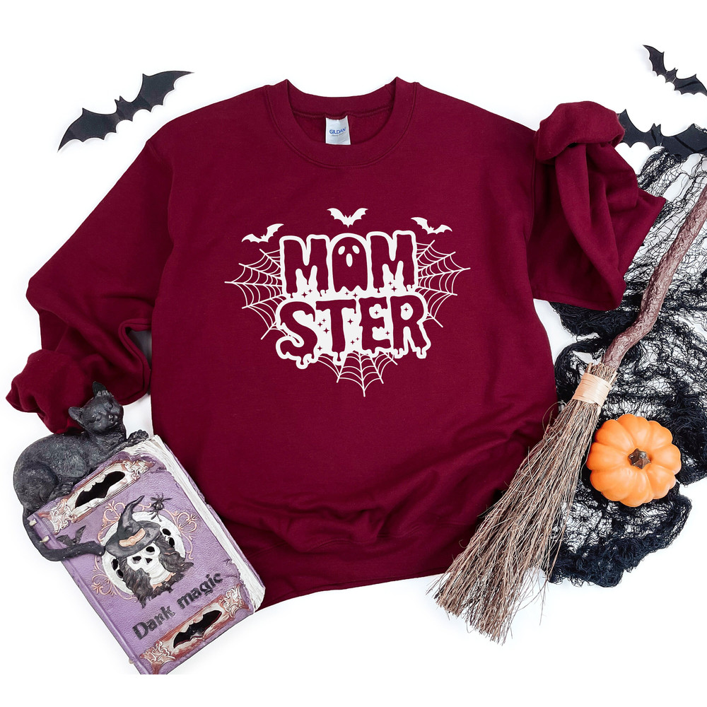 Momster Shirt, Halloween Mom Shirt, Cute Halloween Mom Tee, Trick Or Treat Shirt, Halloween Shirt, Happy Halloween Tee, Halloween Sweatshirt - 4.jpg