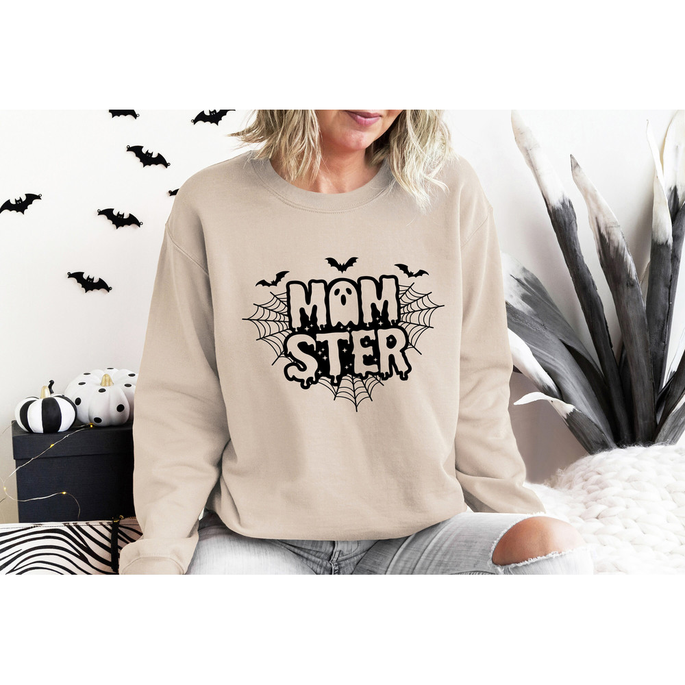 Momster Shirt, Halloween Mom Shirt, Cute Halloween Mom Tee, Trick Or Treat Shirt, Halloween Shirt, Happy Halloween Tee, Halloween Sweatshirt - 5.jpg