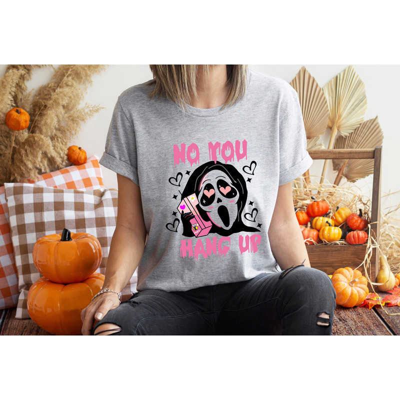 No You Hang Up Shirt, Scream Movie Shirt, Trick Or Treat Shirt, Halloween Shirt, Spooky Shirt, Happy Halloween Shirt, Halloween Sweatshirt - 4.jpg