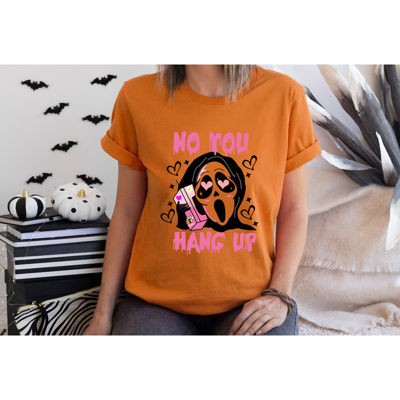 No You Hang Up Shirt, Scream Movie Shirt, Trick Or Treat Shirt, Halloween Shirt, Spooky Shirt, Happy Halloween Shirt, Halloween Sweatshirt - 5.jpg