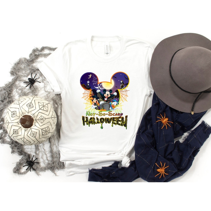 Not So Scary Halloween Shirt, Disney Halloween Shirt, Halloween Mickey Shirt, Halloween Shirt, Disney Matching Shirt, Disney Halloween Trip - 4.jpg
