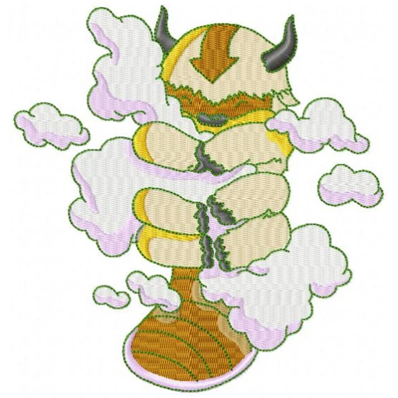 Appa Cloud Embroidery design