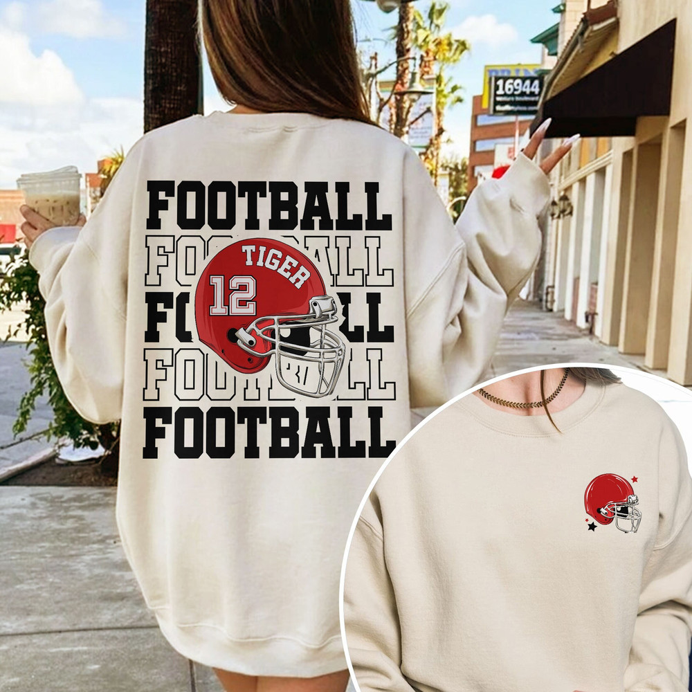 Custom Football T Shirt, Custom Football Mom Shirts, Football Custom Number And Name Shirt, Football Team T Shirt, Football Mom - 1.jpg