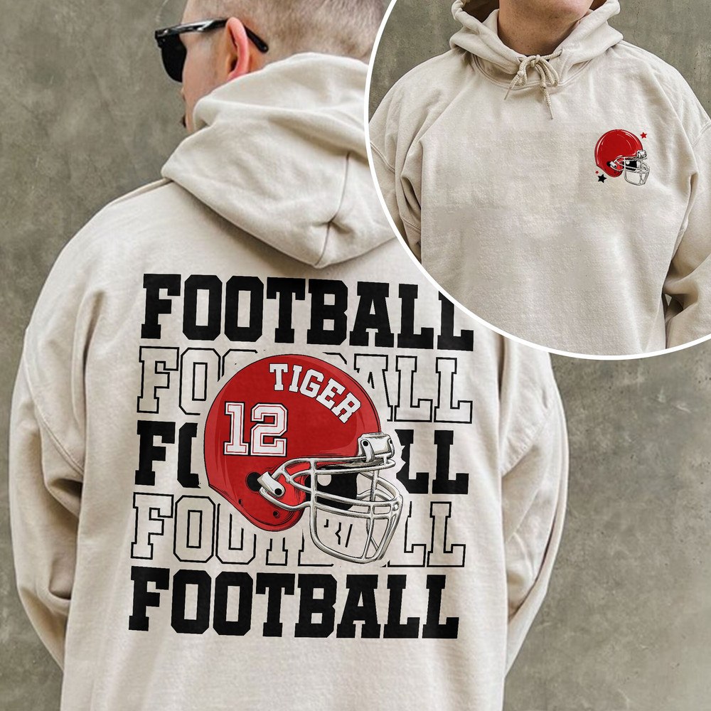 Custom Football T Shirt, Custom Football Mom Shirts, Football Custom Number And Name Shirt, Football Team T Shirt, Football Mom - 3.jpg