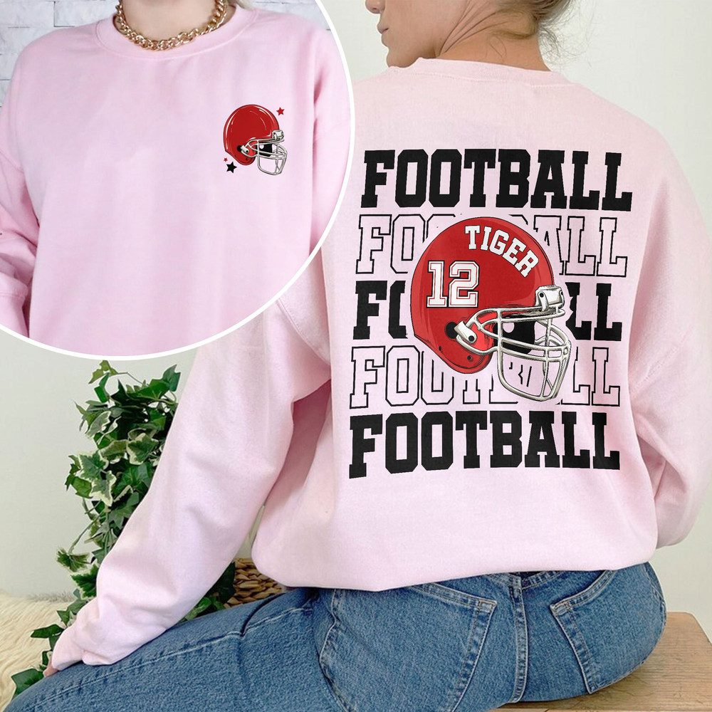 Custom Football T Shirt, Custom Football Mom Shirts, Football Custom Number And Name Shirt, Football Team T Shirt, Football Mom - 4.jpg