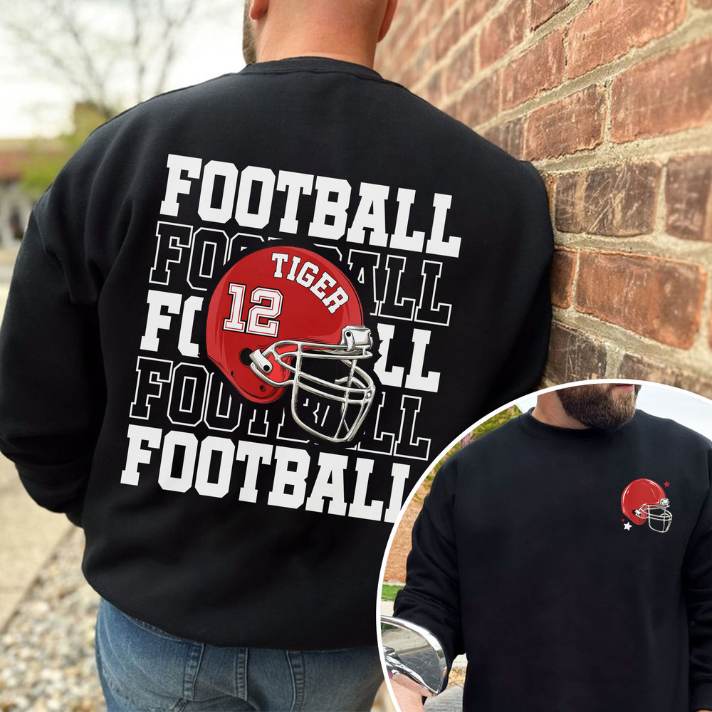 Custom Football T Shirt, Custom Football Mom Shirts, Football Custom Number And Name Shirt, Football Team T Shirt, Football Mom - 5.jpg