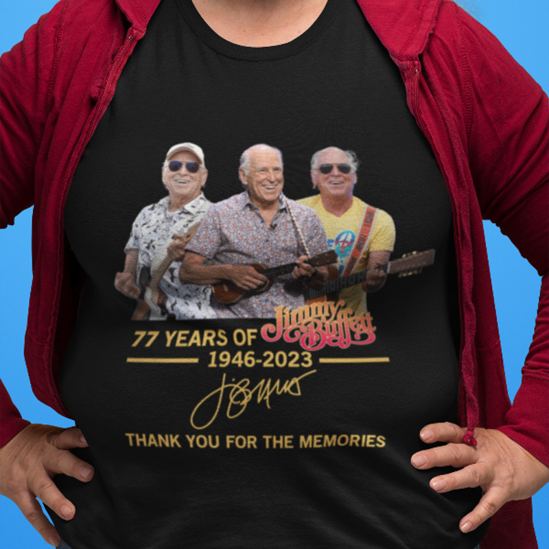 Thanks For the Memories Jimmy Buffett t-shirt.png