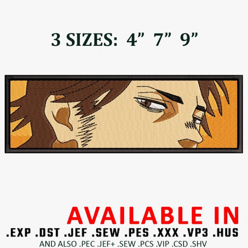 Yami eyes Embroidery Design