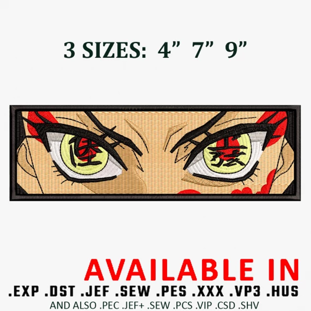 Daki Eyes Embroidery design