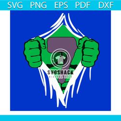 green man chest superhero birthday svg for 7 years old boys svg png dxf eps pdf