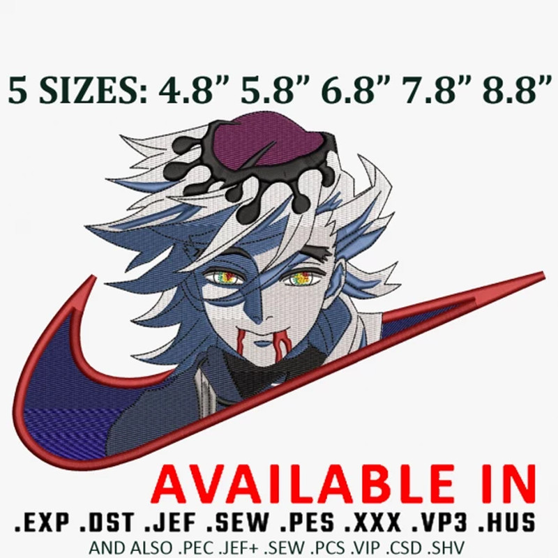 Douma Demon Slayer Embroidery design