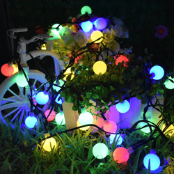 Solar Ball Light String Led Frosted Color