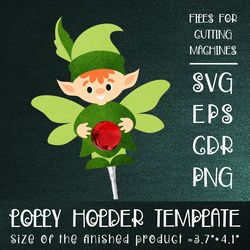 Forest Elf | Lollipop Holder | Paper Craft Template SVG