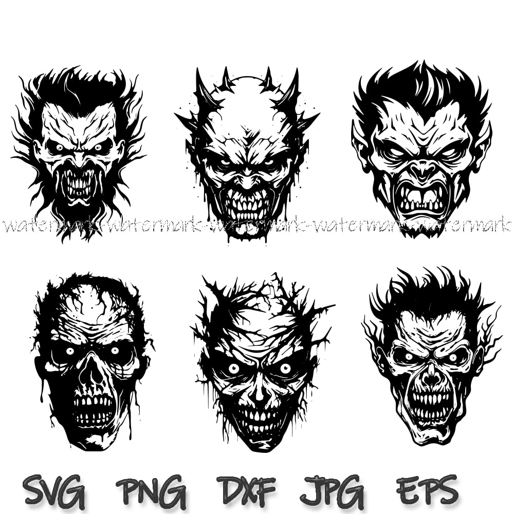 2068 Scary Faces bundle.jpg