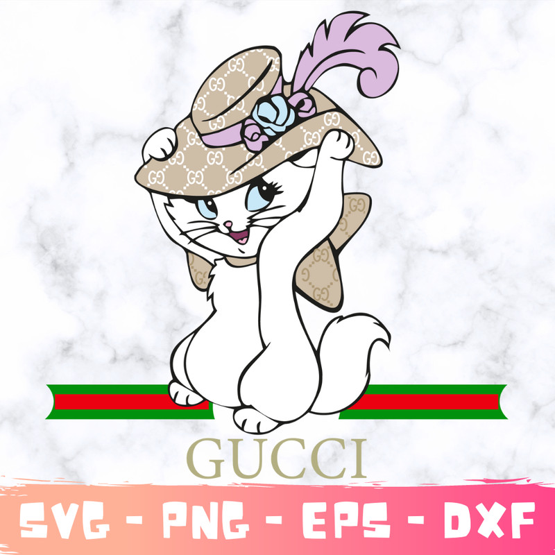 Logo gucci cat Brand Svg, Fashion Brand Svg, cat gucci logo Silhouette Svg File Cut Digital Download