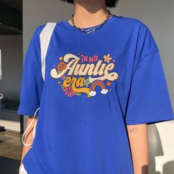 in my auntie era sweatshirt, cool aunt club t shirt, aunt shirts, auntie shirt, aunt gift, new aunt