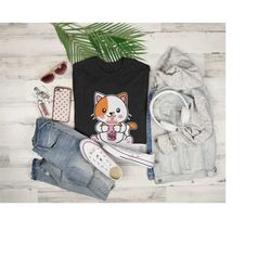 Boba Shirt, Cat Boba T-Shirt, Koala Boba Shirt, Bubble Tea T shirt, Gift For Boba Lover, Gift for Her, K-Pop shirt, K-Dr