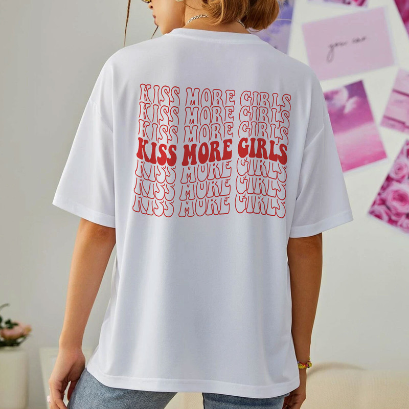 LGBTQ Sweatshirt, Kiss More Girls Hoodie, Gay Pride Shirt, Lesbian Shirt,Pride Month Shirt,Queer Gift,Lesbian Clothing,LGBT Pride Tee - 6.jpg