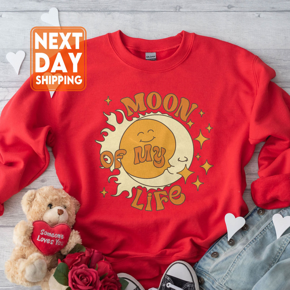 Moon of my Life Sweatshirt,Valentines Day Gift,Matching Couples Valentines Shirt,Cute Couples Valentines,Moon Couple Shirt - 6.jpg