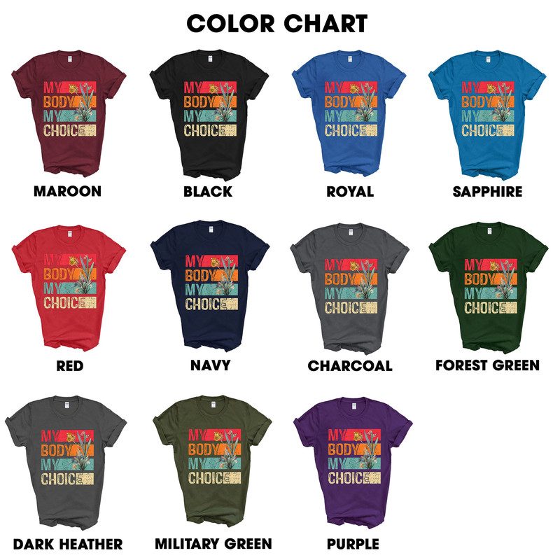 My Body Choice Mind Your Own Uterus Shirt Floral My Uterus T-Shirt , Planned Parenthood Shirt - 8.jpg